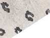Tappeto cotone beige e nero 80 x 150 cm AFIS_853956