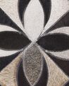 Kožený patchworkový koberec 140 x 200 cm vícebarevný ISHAN_780650