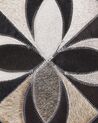 Cowhide Area Rug 140 x 200 cm Multicolour ISHAN_780650