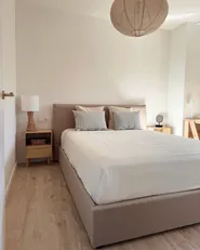 Bett mit Stauraum LAVAUR Bouclé Taupe 160 x 200 cm_1022046