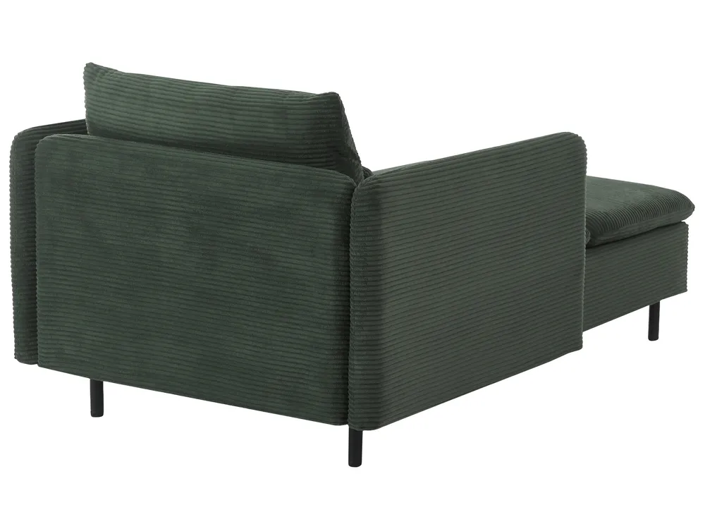 Chaise Longue EGERIS Corduroy Dark Green_1067102