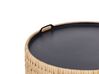 Divano angolare da giardino rattan beige 4 posti OLIVERI_933688