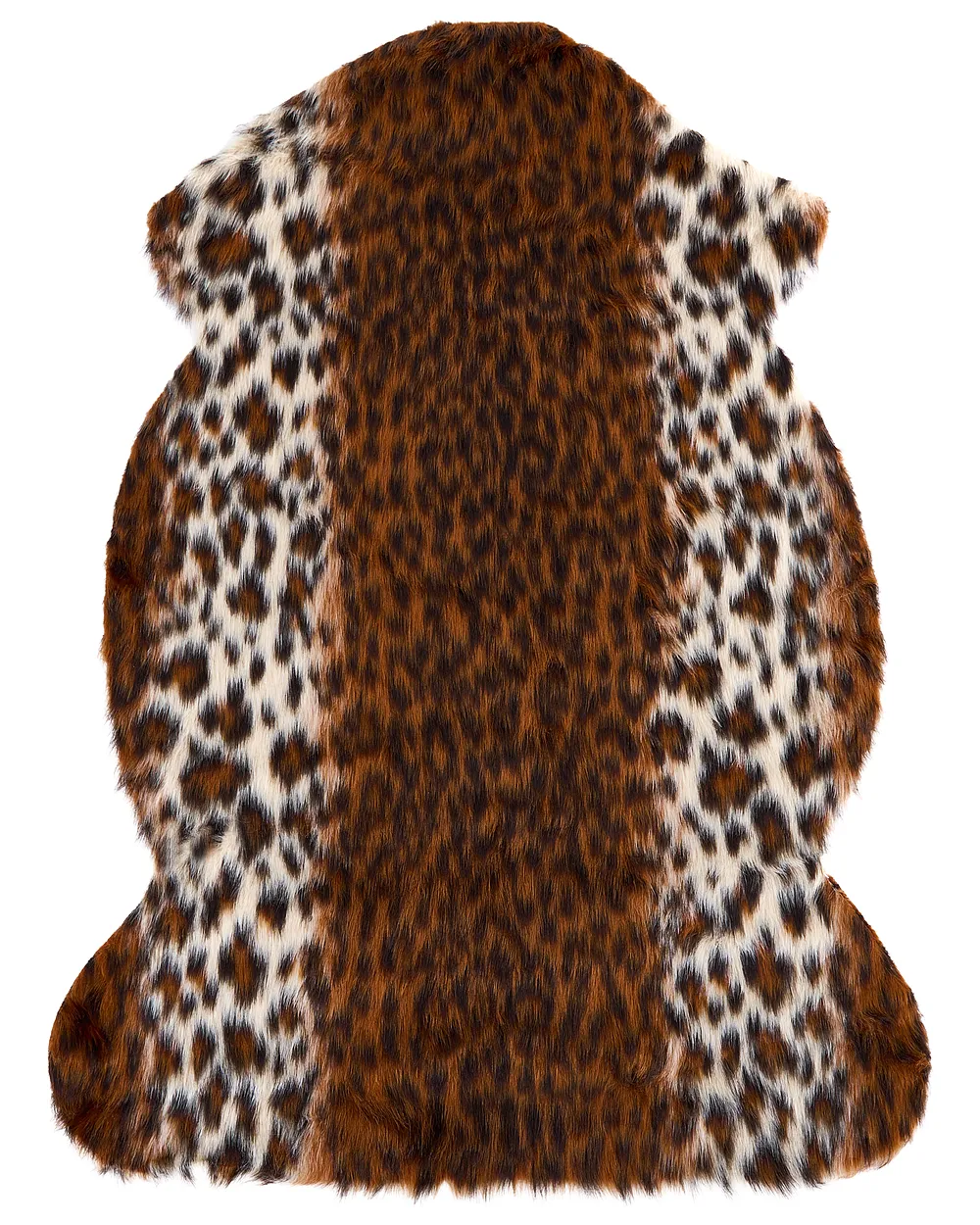 Tappeto in pelliccia sintetica NAMBUNG Marrone 60 x 90 cm
