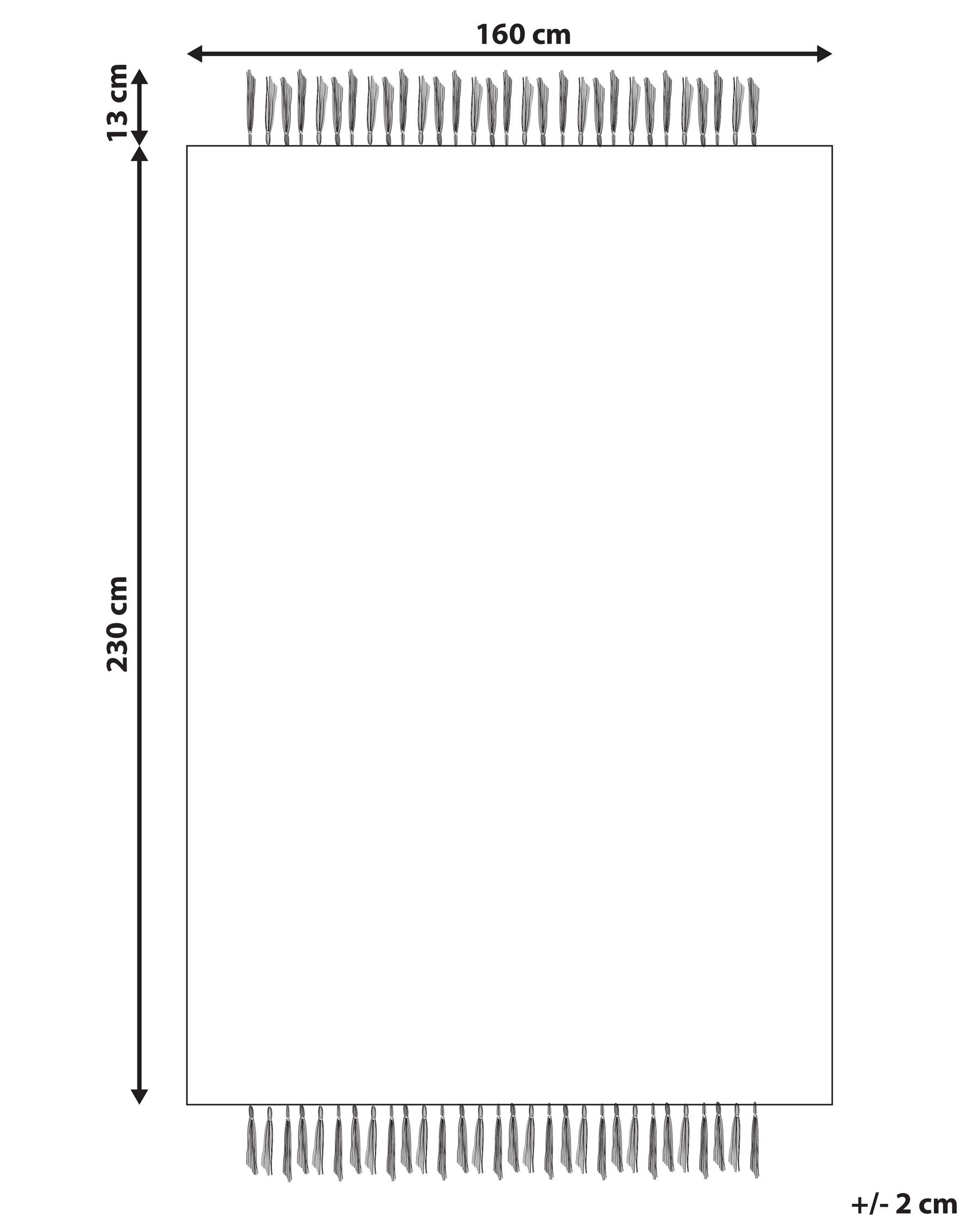 Jute Area Rug 160 x 230 cm Beige  KARKIN  _846517