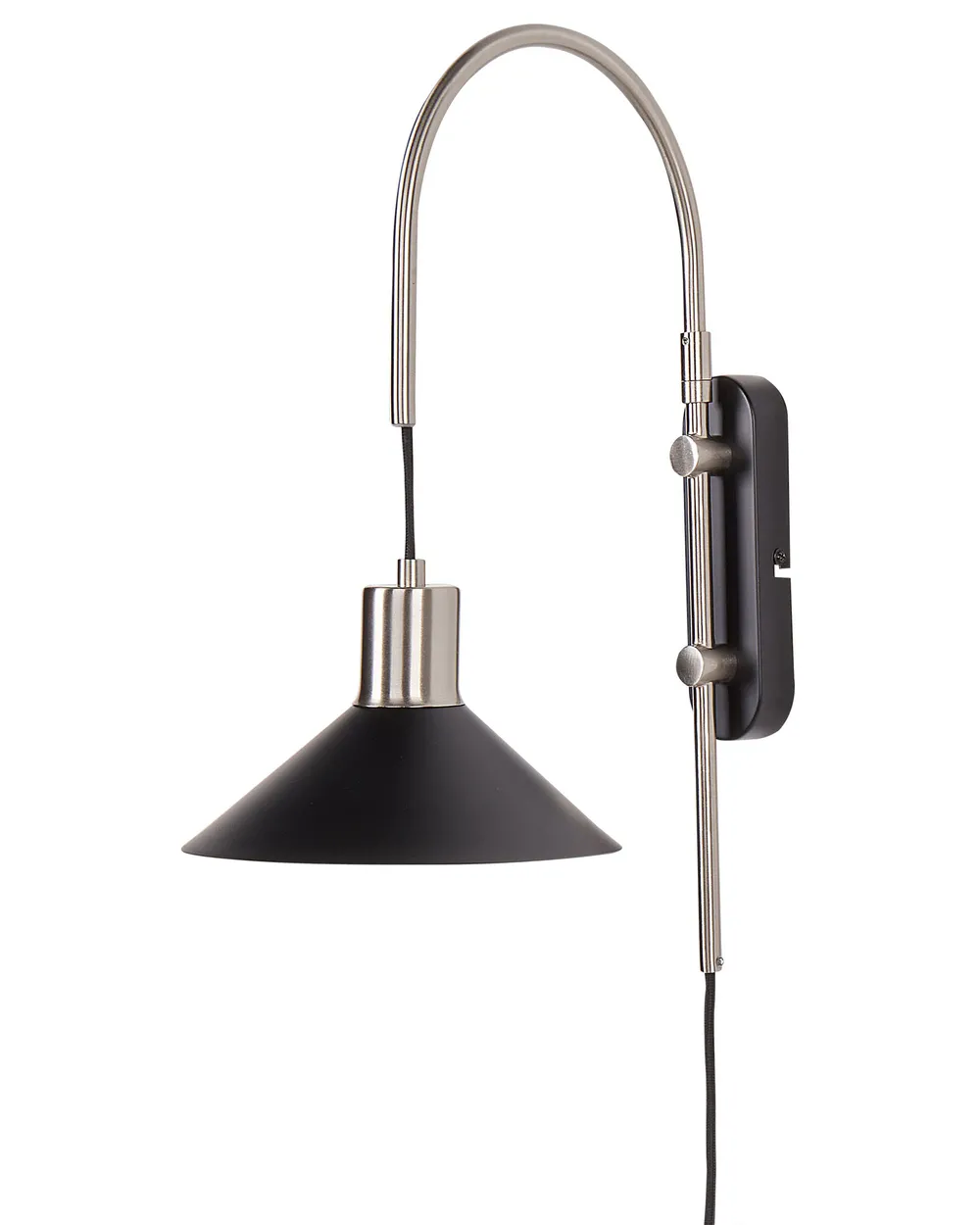 Wall Lamp SISSA Adjustable Metal Black_883668