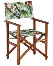 Set of 2 Garden Chairs CINE Acacia Wood Green_819227