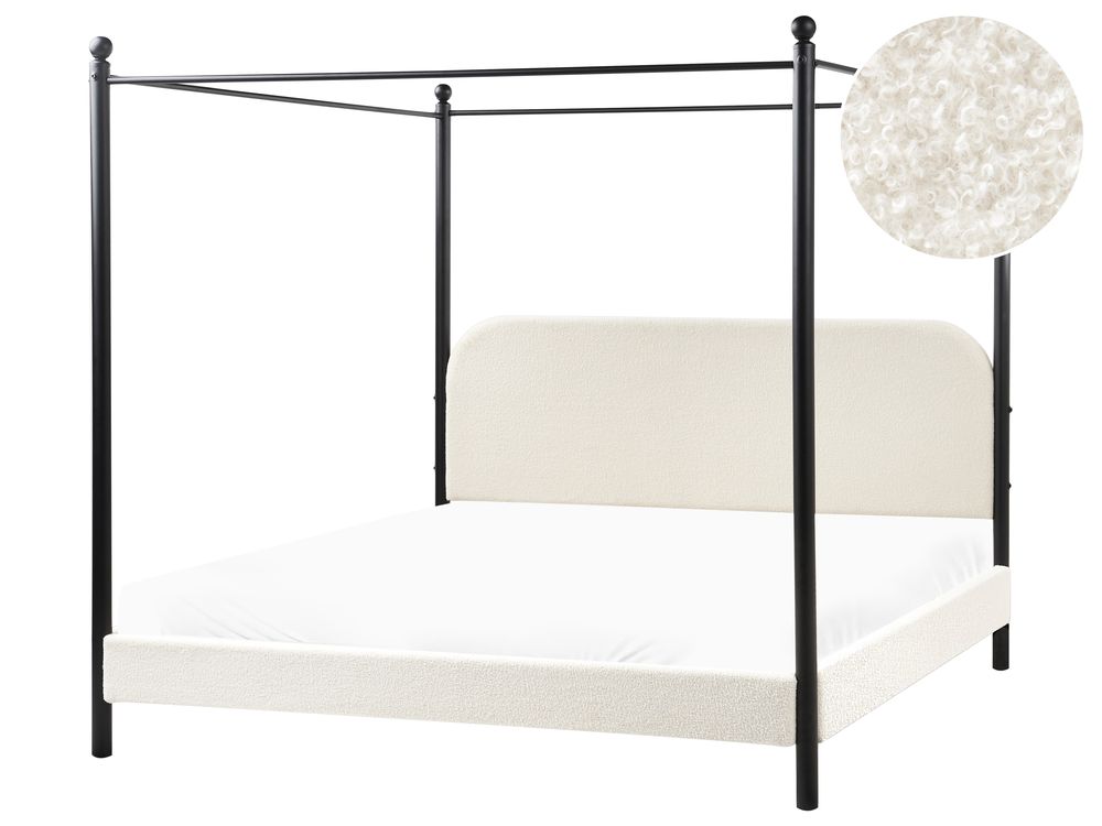 Himmelseng Boucle DANNEMOIS 180 x 200 cm Cremehvid