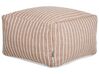 Pouf d'extérieur marron et blanc 50 x 50 x 30 cm ZAHRI_931701