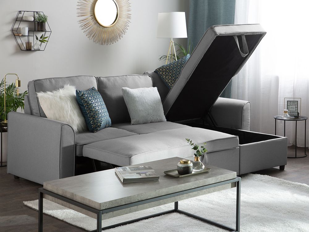 Sleeper sectional grey hotsell