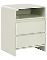 2 Drawer Bedside Table DORRIGO Light Green