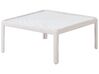 Soffbord för utomhusbruk 69 x 69 cm ljusbeige FERRETTI_931422