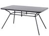 Garden Table 140 x 80 cm Black LIVO_679101