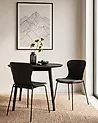 Set of 2 Dining Chairs PITSBURG Black