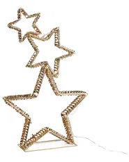 Outdoor Decoration LED BURESO 80 cm Star Gold_1015606