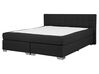 Boxspringbett Polsterbezug schwarz 160 x 200 cm ADMIRAL_679071