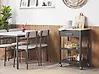 Carrito de cocina HIUMA Madera Negro