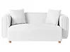 Sofa 2 Seater LILLEROD Fabric White