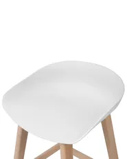 Set di 2 sedie alte MICCO Bianco_731970
