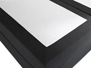 Divan Bed Fabric PRESIDENT 180 x 200 cm (EU Super King) Black_46805
