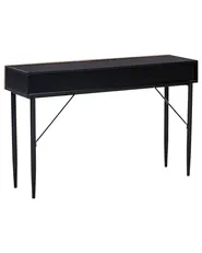 Tavolino consolle BLYTHE Frassino naturale Nero_968971