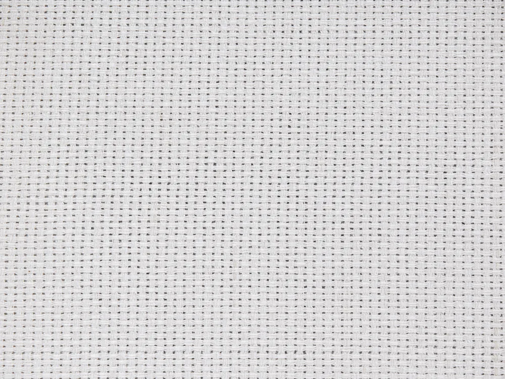 Sofa Bed 3 Seater AROLE Fabric White_1056548