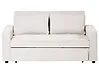 Sofa Bed 2 Seater UTTELA Fabric Off-White