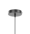Lampe suspension en bambou clair et métal noir JAVARI_785400