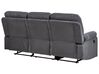 Sofa Set dunkelgrau 6-Sitzer manuell verstellbar BERGEN II_934086