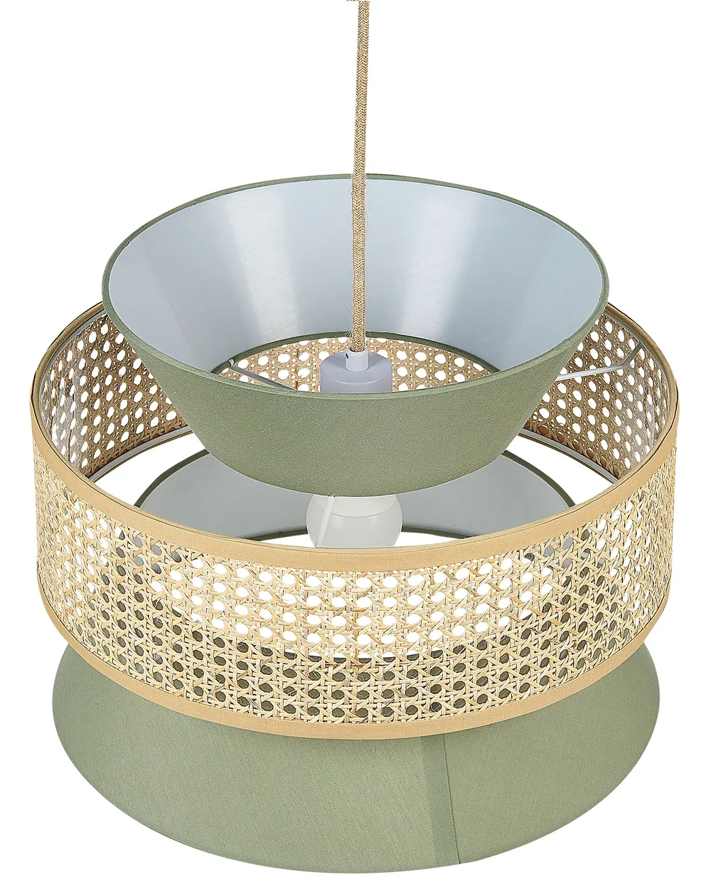 Pendant Lamp LUYANO Rattan Light Green_836994