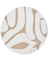 Rug HARTZ Beige/ White ø 160 cm