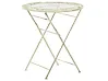 Bistro Table Folding BIVIO 70 cm 70 cm Metal Light Green