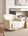 Armchair LEJRE Fabric Light Beige