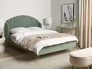 Bed Velvet AMBILLOU 140 x 200 cm (EU Double) Green_1185048