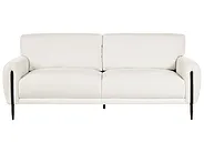 Sofa 3-Sitzer SKARO Chenillegewebe Cremeweiß_1155787