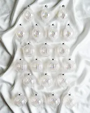 Conjunto de 21 bolas de Navidad NORTHWIND Vidrio Transparente_1190918