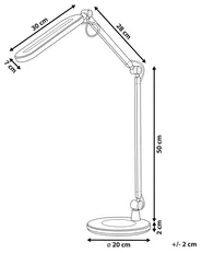 LED Desk Lamp GRUS with Dimmer Metal Black_855127