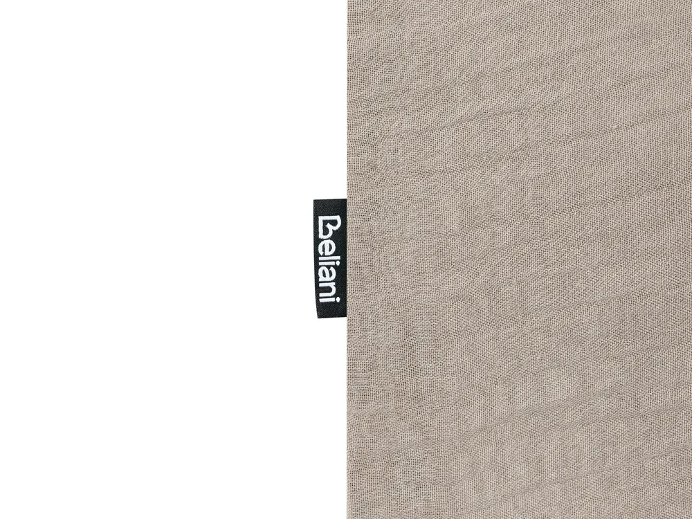 Komplet pościeli SUMNER 200 x 200 cm Muślin bawełniany Beżowoszary_1060166