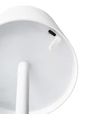 Bezprzewodowa lampa stołowa LED VALIRA Ze ściemniaczem Metal Biały_940498