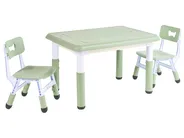 Mesa infantil com cadeiras BONDO Verde_1124386