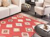 Bavlnený kelímový koberec 160 x 230 cm viacfarebný LORUT_869055