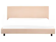 Letto ad acqua Bouclé ALBI 180 x 200 cm Beige_972022