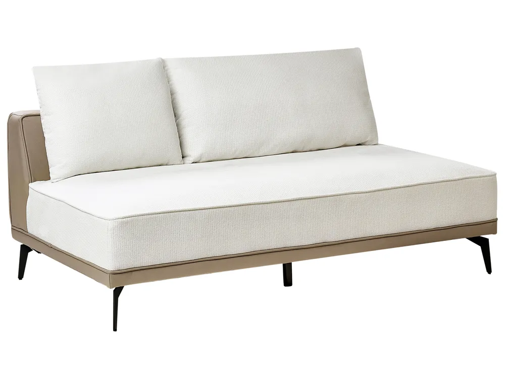 Corner Sofa 3 Seater MYKEN Fabric Off-White Right Hand_939639