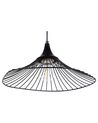 Metal Pendant Lamp Black MAZARO_684185