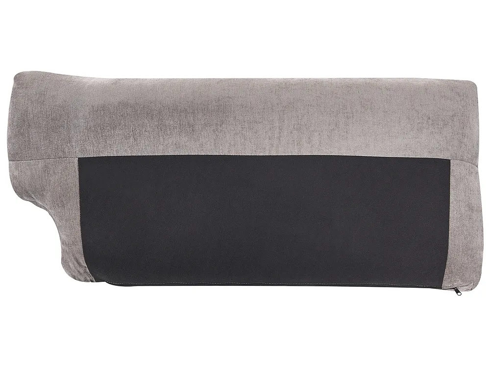 Sofa 3-Sitzer SKARO Chenillegewebe Taupe_1156594