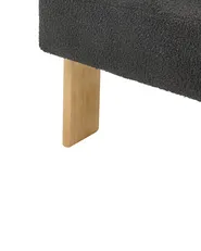 Armchair ILBRO Boucle Black/ Light Brown_984787