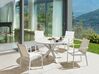 4 Seater Aluminium Garden Dining Set White MALETTO/BUSSETO_923119