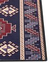 Runner Rug 60 x 200 cm Blue and Red KANGAL_886690