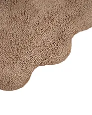 Tappeto per bambini ANEGUNDI  Marrone chiaro ø 120 cm Cotone con cuscino_1154921