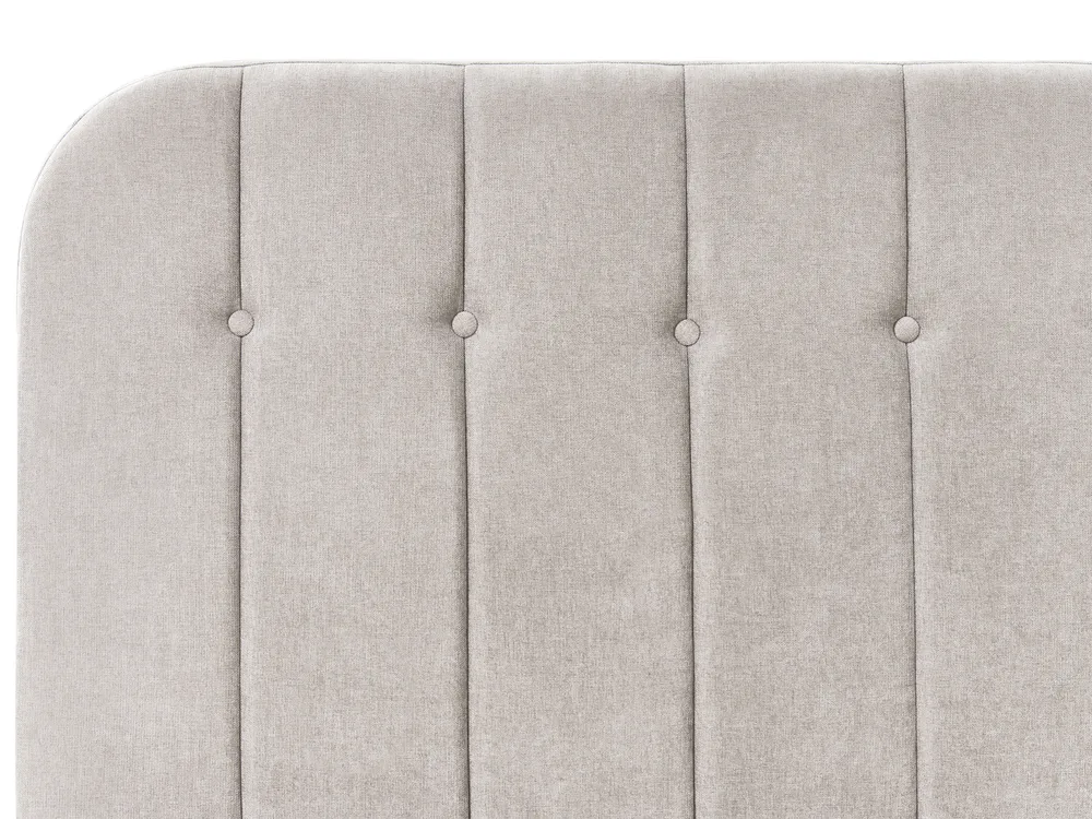 Bett mit Stauraum CHALLANS Chenillegewebe Taupe 180 x 200 cm_1023095