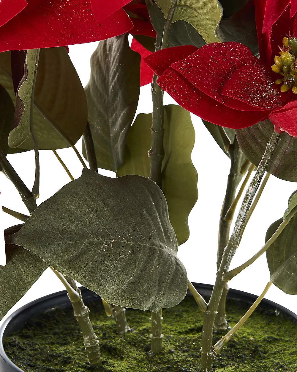 Pianta artificiale CHRISTMAS FLOWER 61 cm Rosso_1174969